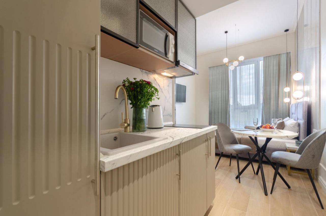 Modern New Cozy Apartment Kvartet Railway Station キエフ エクステリア 写真