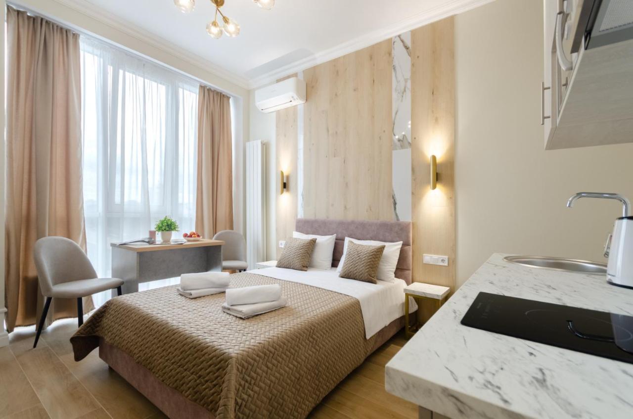 Modern New Cozy Apartment Kvartet Railway Station キエフ エクステリア 写真